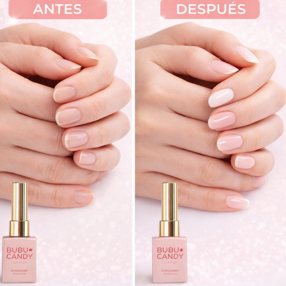 Juego de 6 esmaltes de uñas en gel minimalistas BUBU CANDY